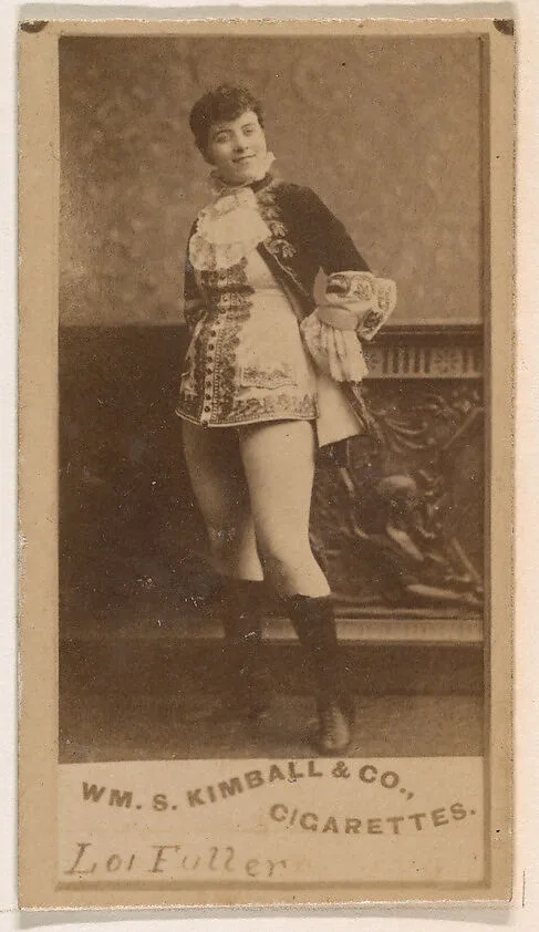 Loie Fuller, from the Actresses series (N203) issued by Wm. S. Kimball & Co. — William S. Kimball & Company