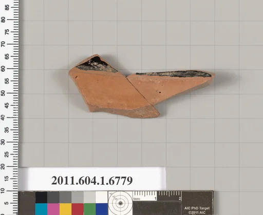 Terracotta fragment of a kylix (drinking cup)