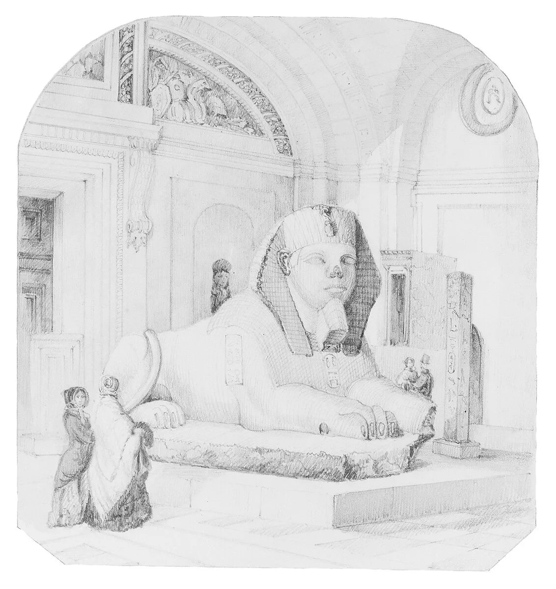 Sphinx in the Louvre — Henry Jackson Morton