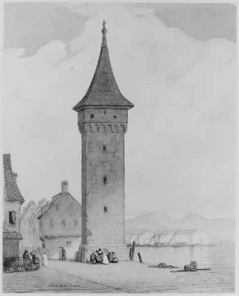 Mangenturm, Bodensee — Albertus H. Baldwin