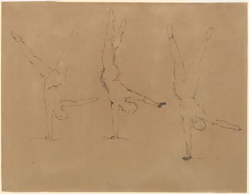 Three Studies of an Acrobat