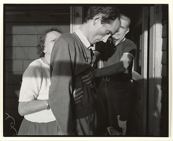 Ginny, Bob, and Dr. Robert Sappenfield, Dorchester, Massachusetts, September 1988 — Nicholas Nixon