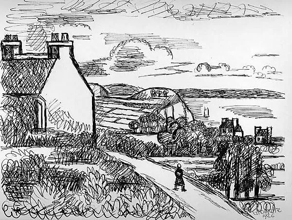 Landscape with Village Houses — Marcel Gromaire
