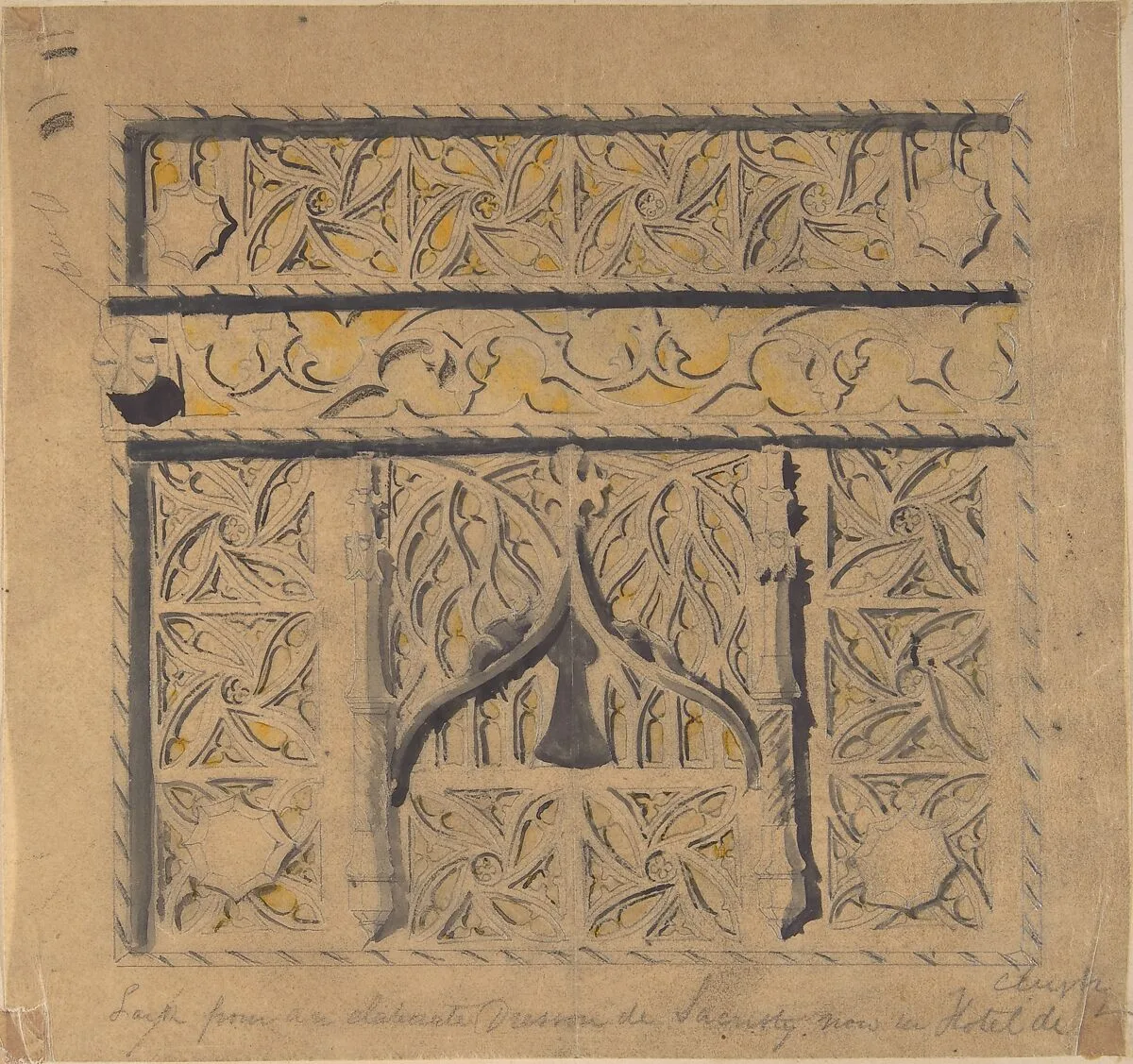 Lock from Elaborate Dresson de Sacristy, now in the Hotel de Clugny — Richardson Ellson & Co.