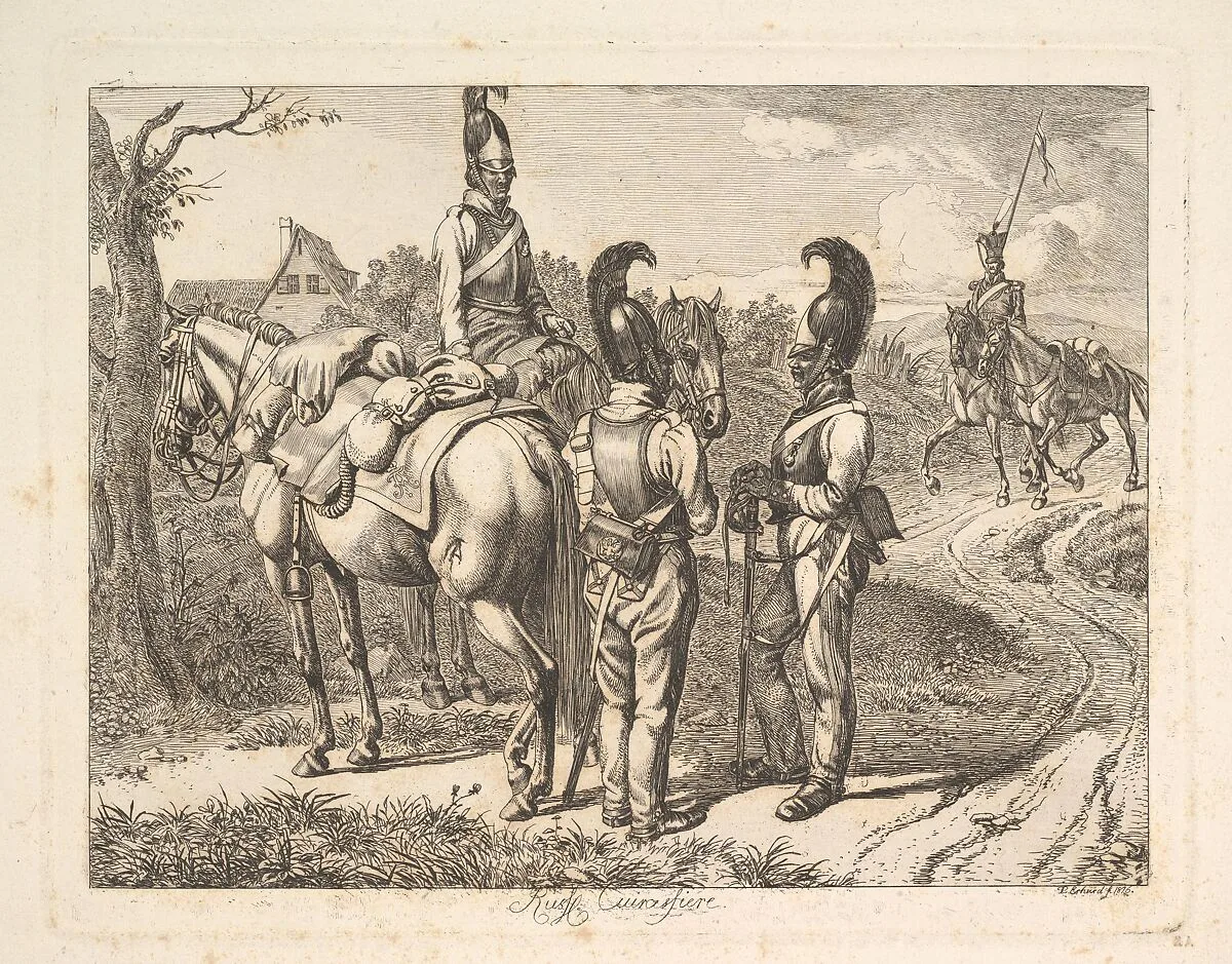 Russian Cuirassiers — Johann Christoph Erhard