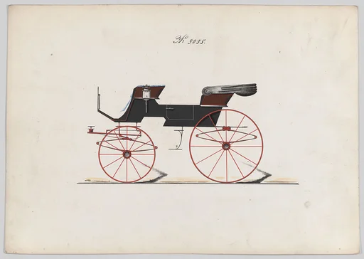 Design for 2 seat Phaeton, no. 3035