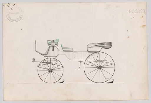 Design for 6 seat Phaeton, no. 3008a