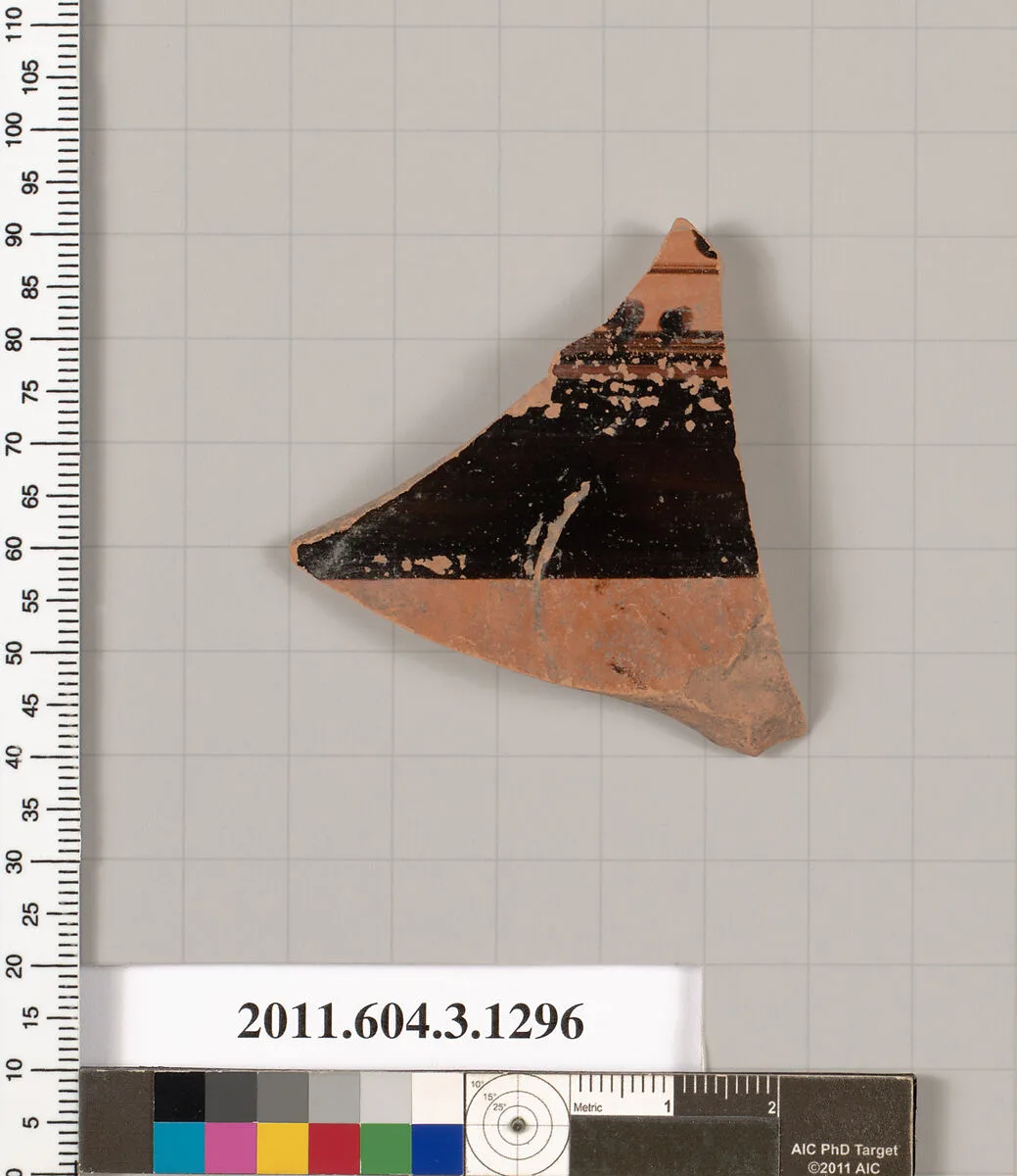 Terracotta fragment of a skyphos (deep drinking cup) — Unknown