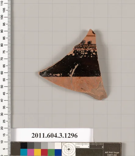 Terracotta fragment of a skyphos (deep drinking cup)