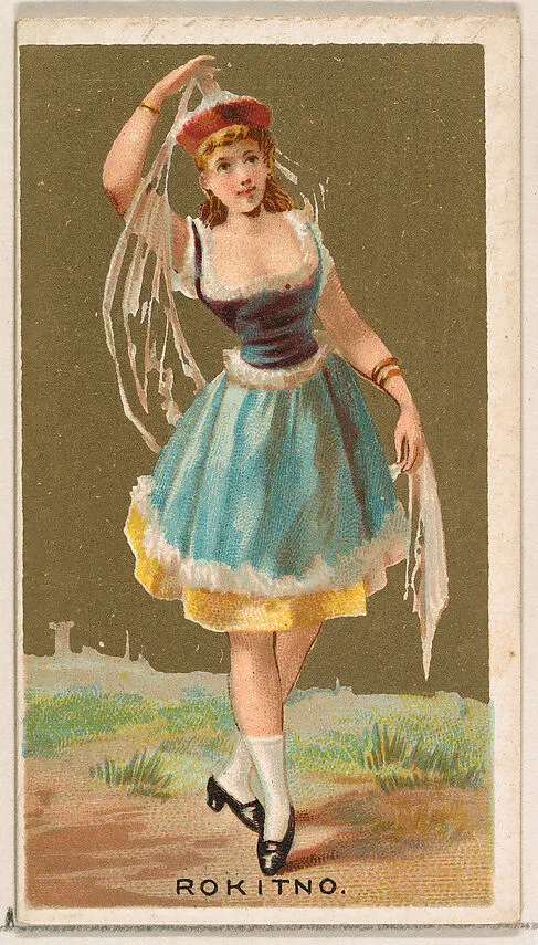 Rokitno, from the Dancing Girls of the World series (N185) issued by Wm. S. Kimball & Co. — William S. Kimball & Company