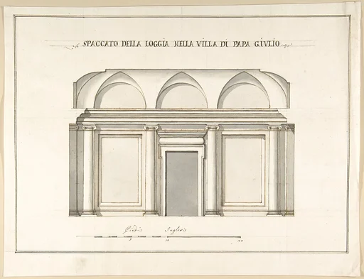Section of the Loggia in the Villa of Pope Julius [III.]