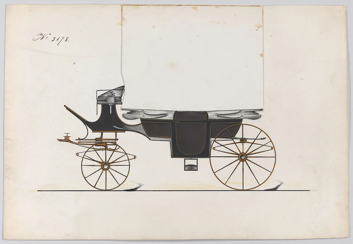 Design for Landau, No. 3178 — Brewster & Co.