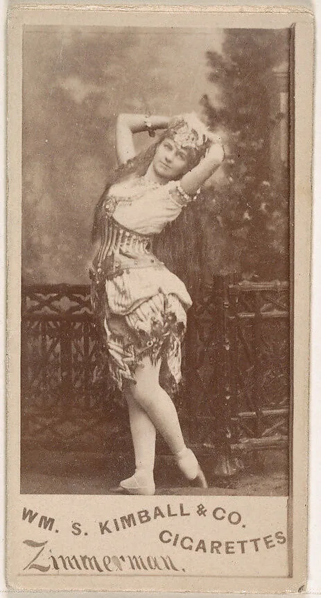 Miss Zimmerman, from the Actresses series (N203) issued by Wm. S. Kimball & Co. — William S. Kimball & Company