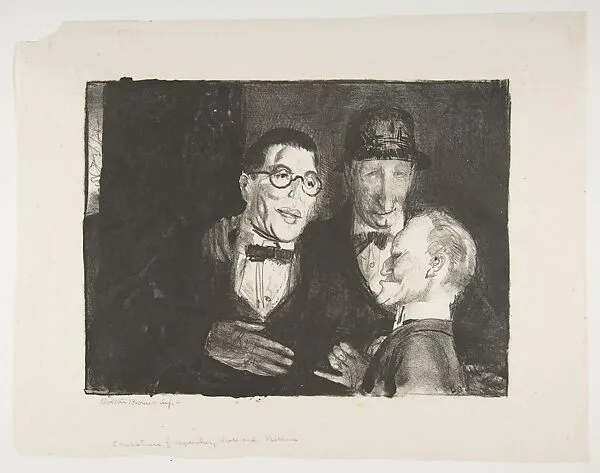 Speicher, Kroll, and Bellows — George Bellows|Bolton Brown|George Bellows