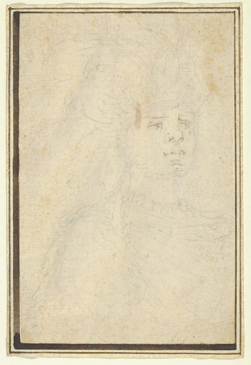 Head, from the Kinnaird Sketchbook — Stefano della Bella