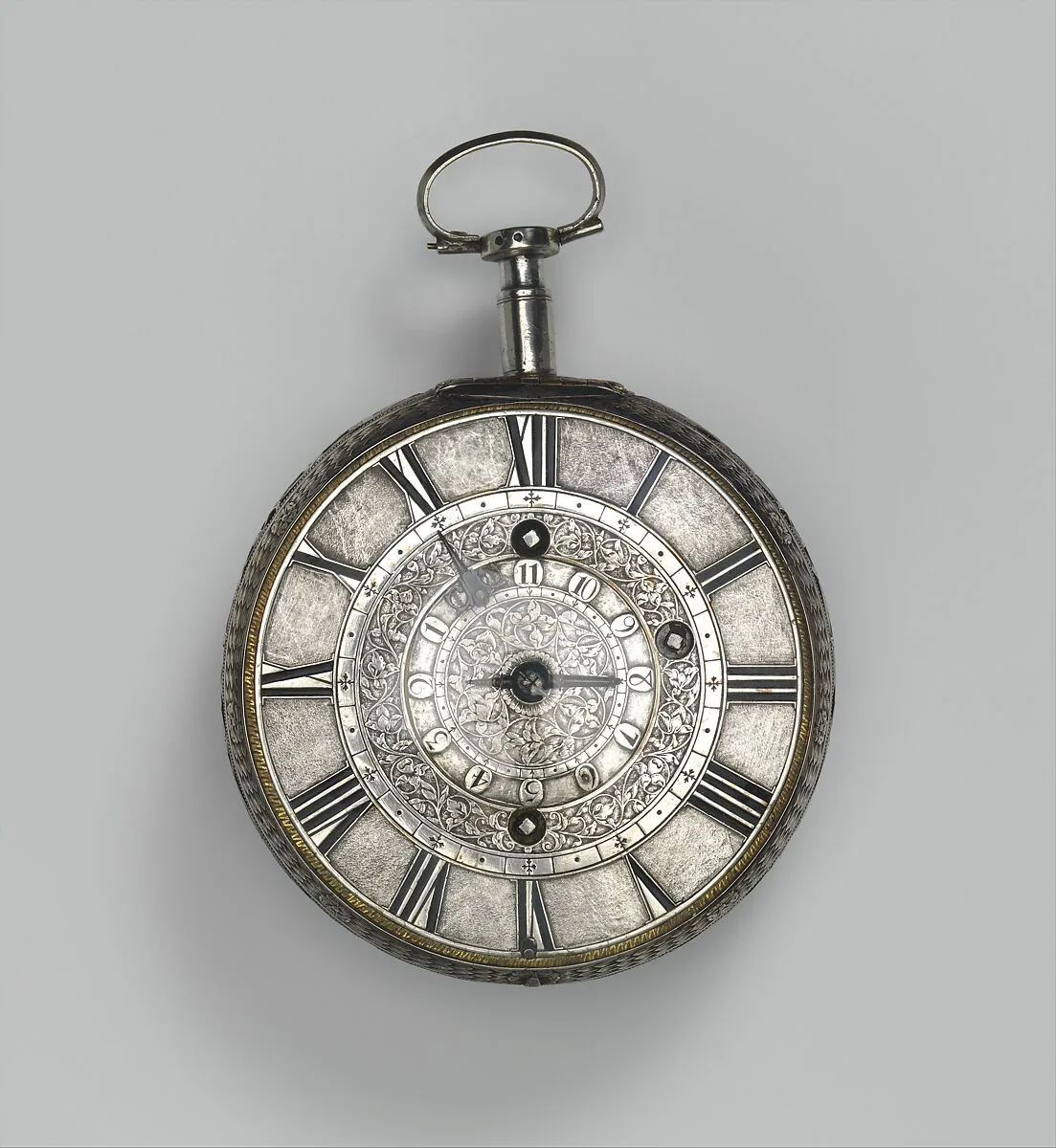Traveling clock watch with alarm — Thomas Tompion|Nathanial Delander