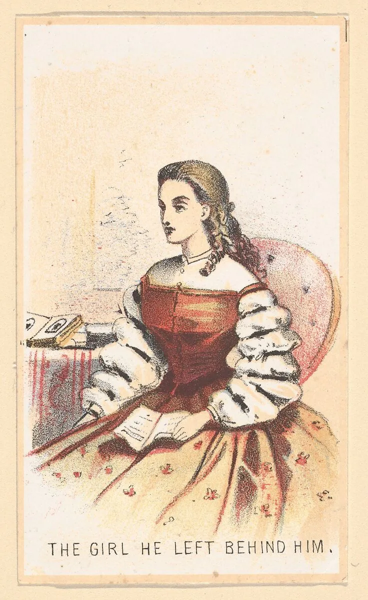 Life in Camp, Part 2: The Girl He Left Behind — Winslow Homer|Louis Prang & Co.|Beadle & Co.