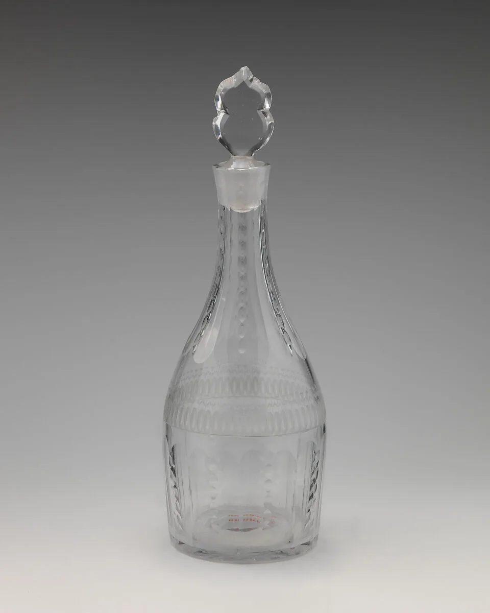 Decanter with stopper (one of a pair) — Unknown