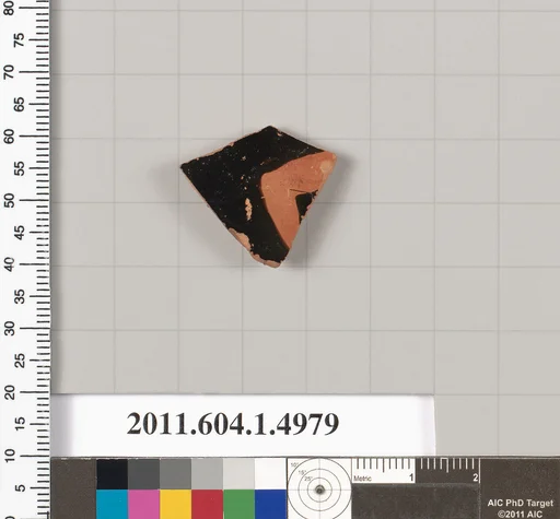 Terracotta fragment of a kylix (drinking cup)