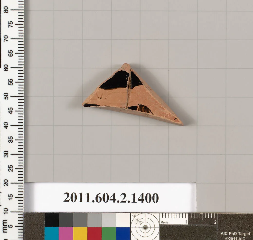 Terracotta fragment of a skyphos (deep drinking cup) — Unknown