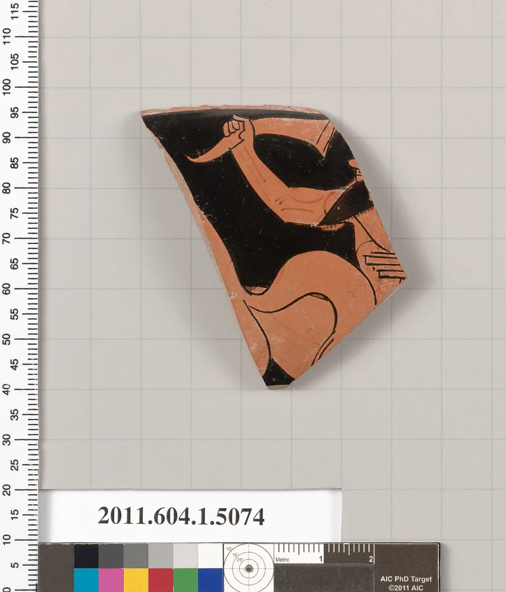 Terracotta rim fragment of a kylix (drinking cup) — Unknown