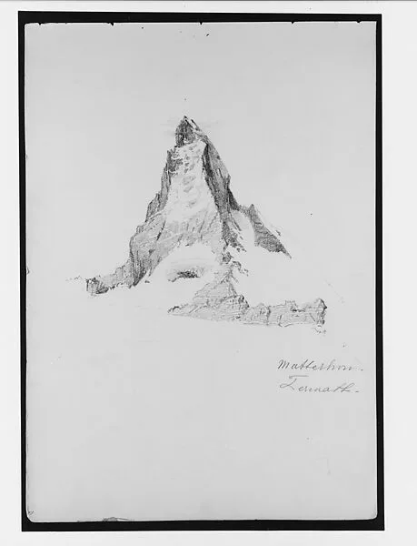 Matterhorn, Zermatt (from "Splendid Mountain Watercolours" Sketchbook) — John Singer Sargent