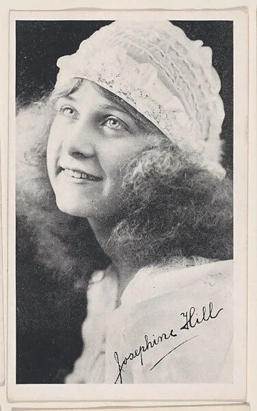 Josephine Hill from Kromo Gravure "Leading Moving Picture Stars" (W623) — Kromo Gravure Photo Company, Detroit, Michigan