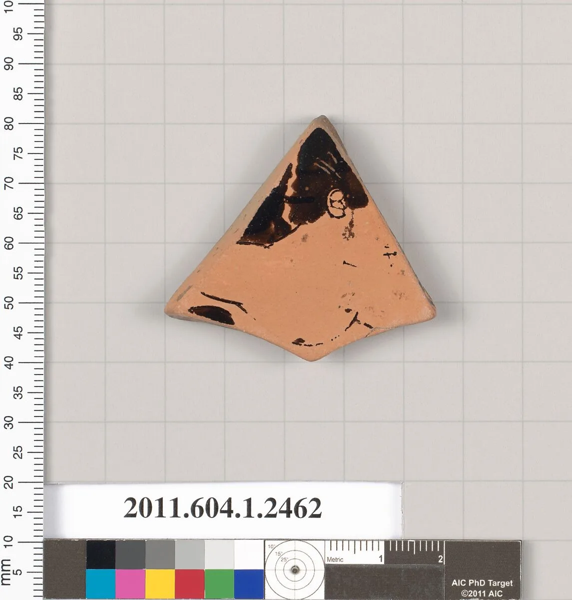 Terracotta fragment of a kylix (drinking cup) — Unknown