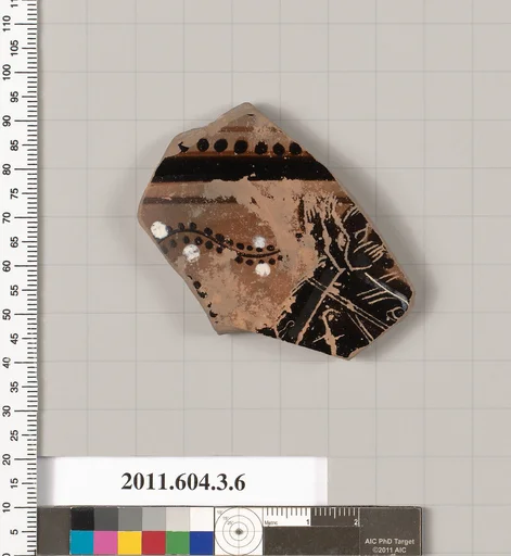 Terracotta fragment of a skyphos (deep drinking cup)