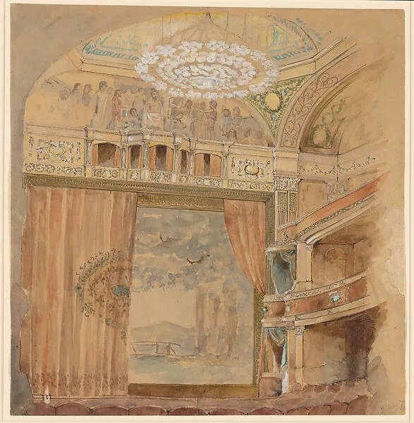 Design for Lyceum Theatre, New York — Louis C. Tiffany|Tiffany Glass Company