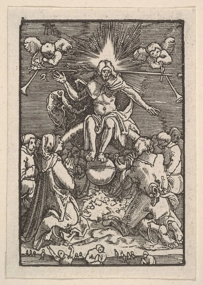 The Last Judgment, from The Fall and Salvation of Mankind Through the Life and Passion of Christ — Albrecht Altdorfer