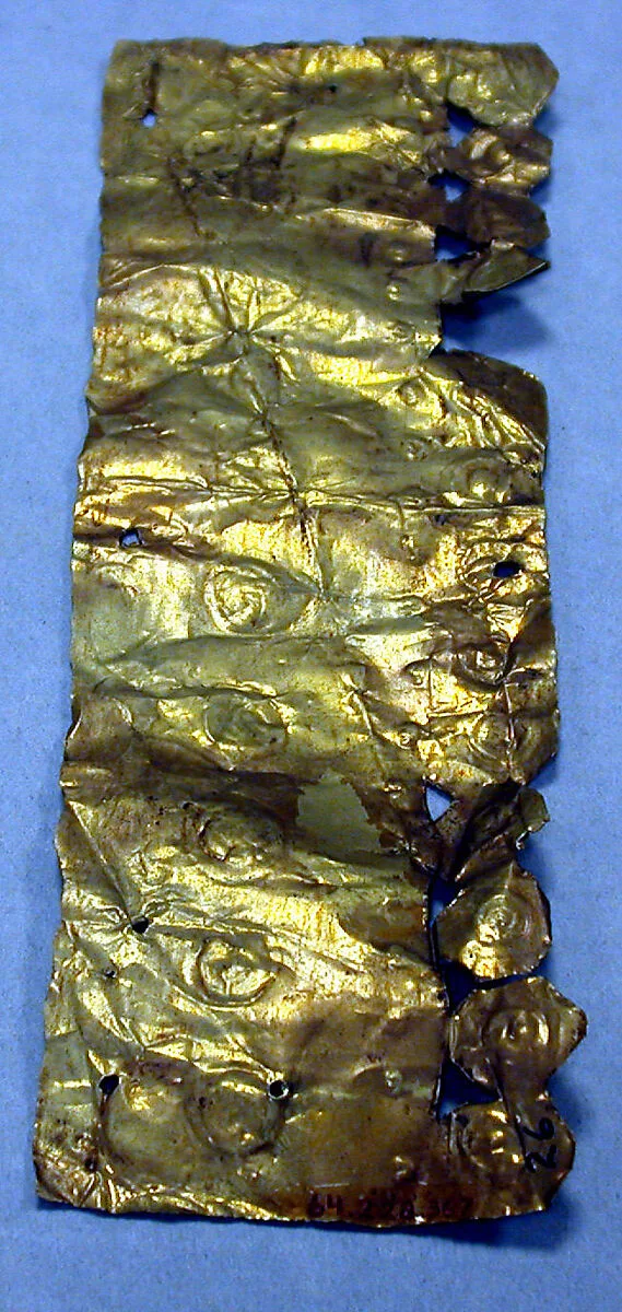 Gold Sheet Ornament — Unknown
