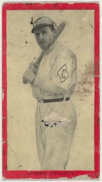 Dobard, Charlotte, Carolina Association, from the Baseball Players (Red Borders) series (T210) issued by Old Mill Cigarettes — Old Mill Cigarettes, Virginia
