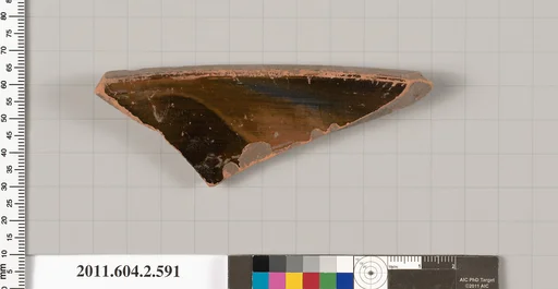 Terracotta fragment of a column-krater (bowl for mixing wine and water)