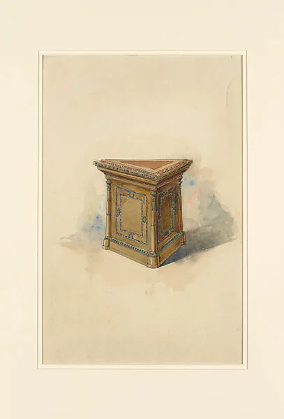 Design for the Central Altar for Scottish Rite, N.Y. — Tiffany Studios|Louis C. Tiffany