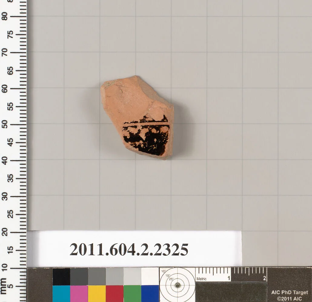 Terracotta fragment of a skyphos (deep drinking cup)? — Unknown