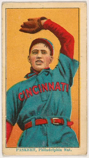 Dode Paskert, Philadelphia, from Coupon Cigarettes Baseball Issue, 1914-1916
