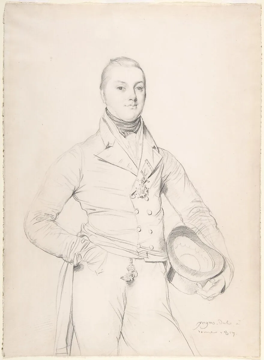 Admiral Sir Fleetwood Broughton Reynolds Pellew — Jean Auguste Dominique Ingres|Admiral Sir Fleetwood Broughton Reynolds Pellew