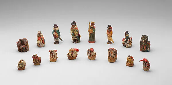 Chess set — Phyllis and Delphis Gardner