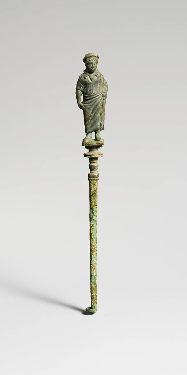 Bronze perfume dipper — Unknown