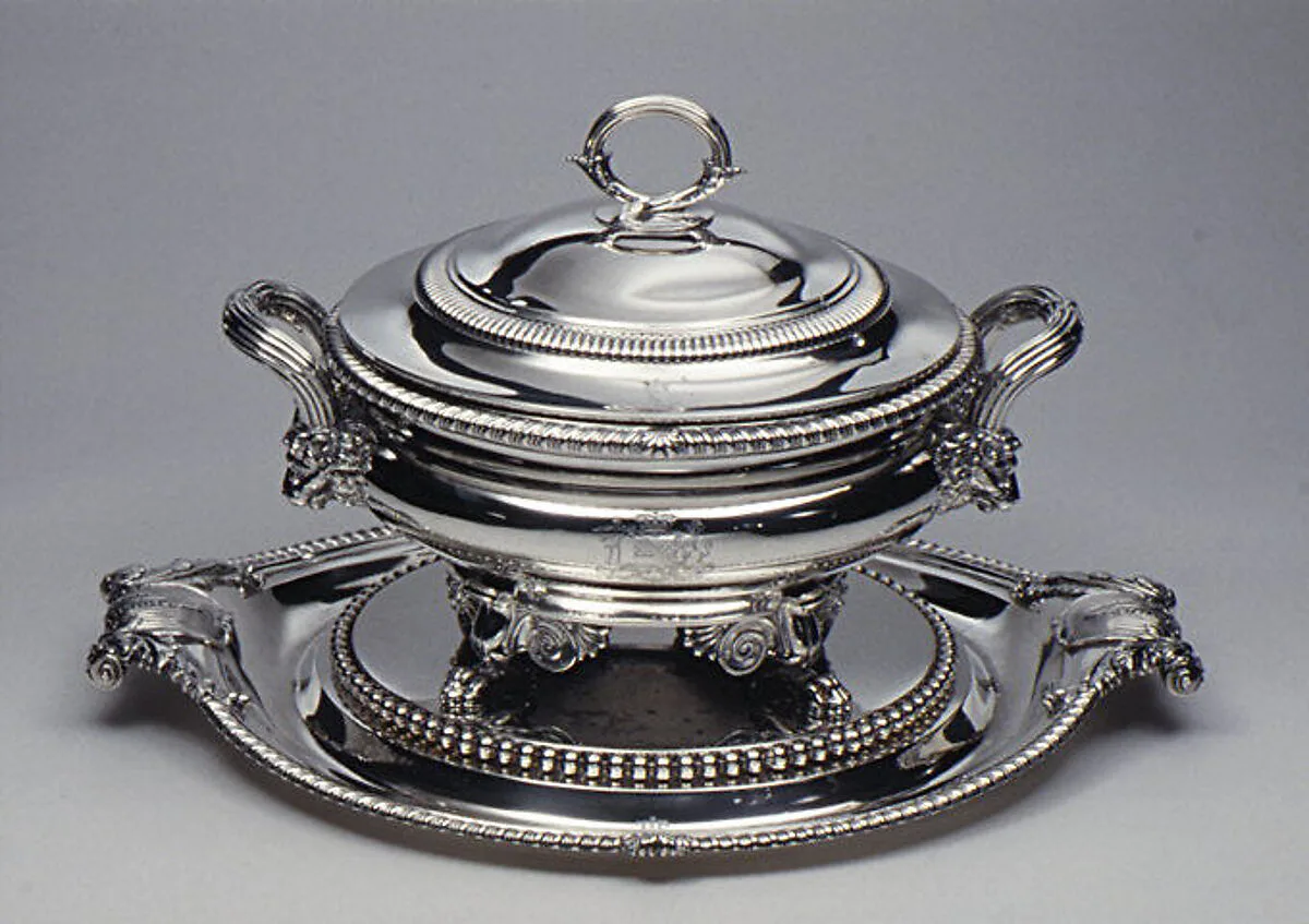 Soup tureen with cover and stand — Paul Storr