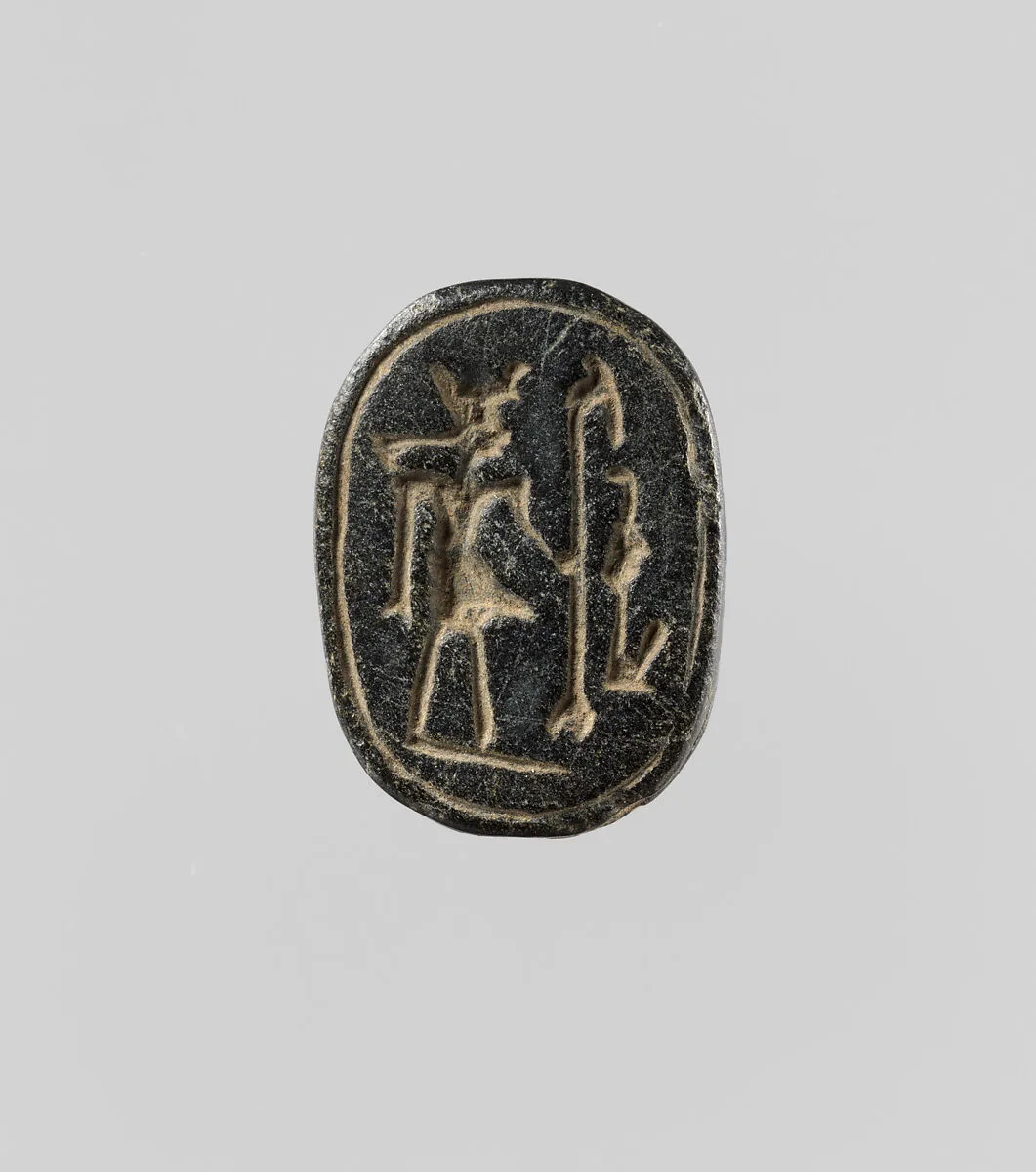 Scarab with Representation of Baal — Unknown