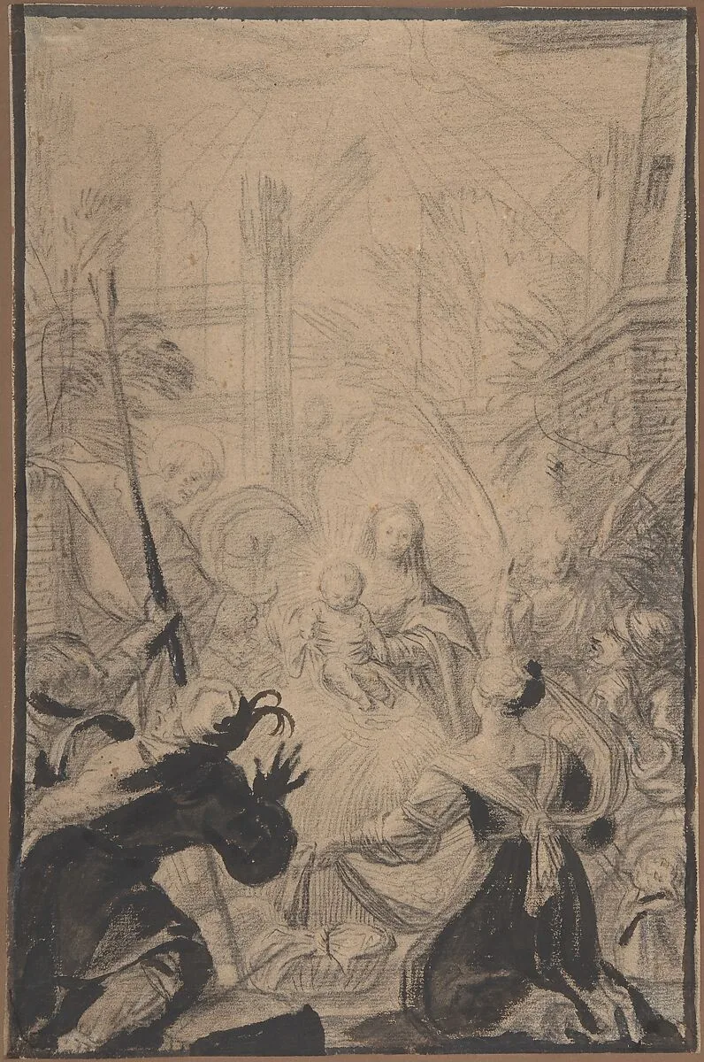 Adoration of the Shepherds — Claude Vignon