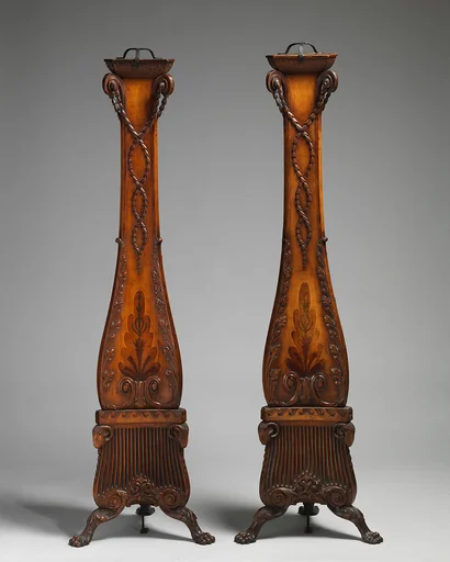 Pair of pedestals