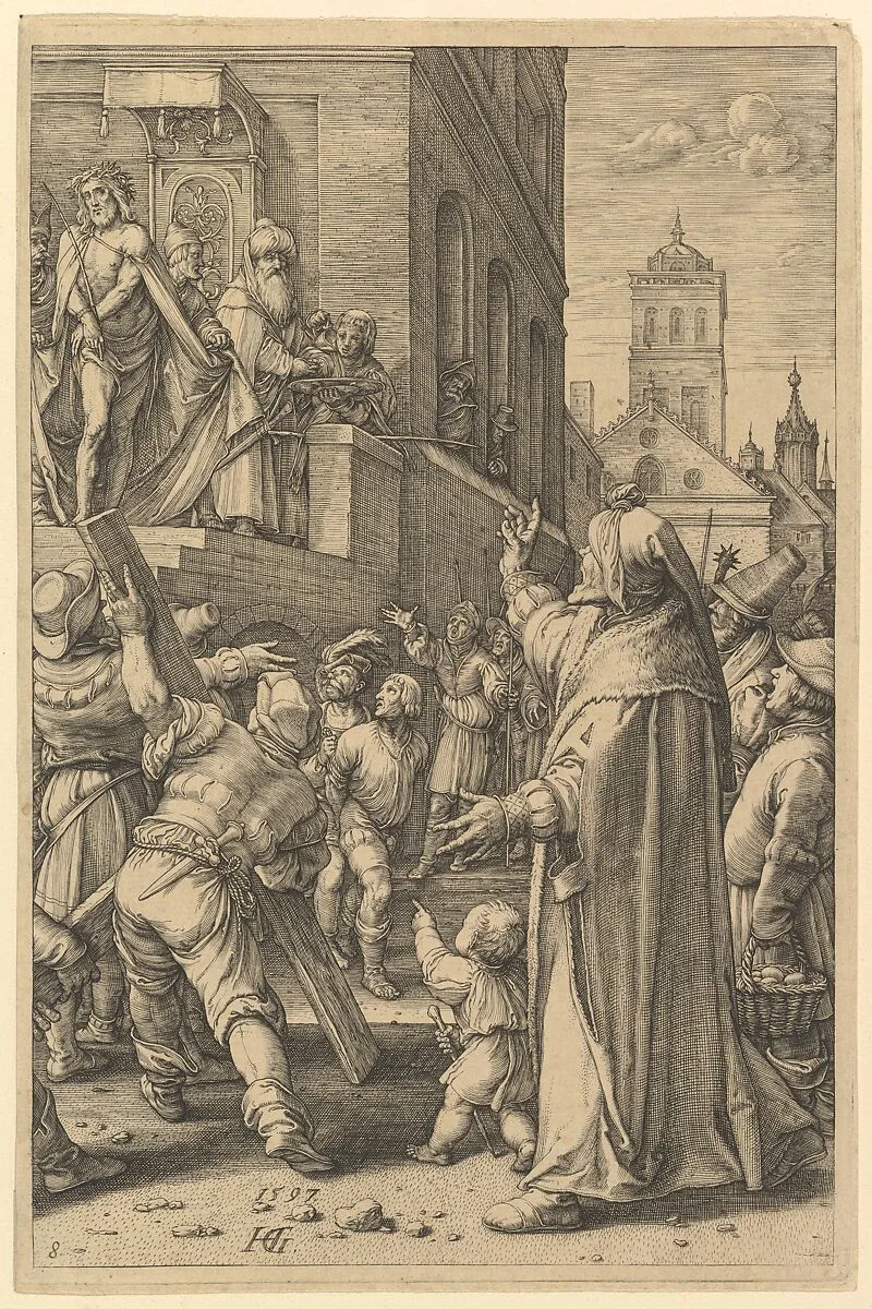 Ecce Homo, from "The Passion of Christ" — Hendrick Goltzius