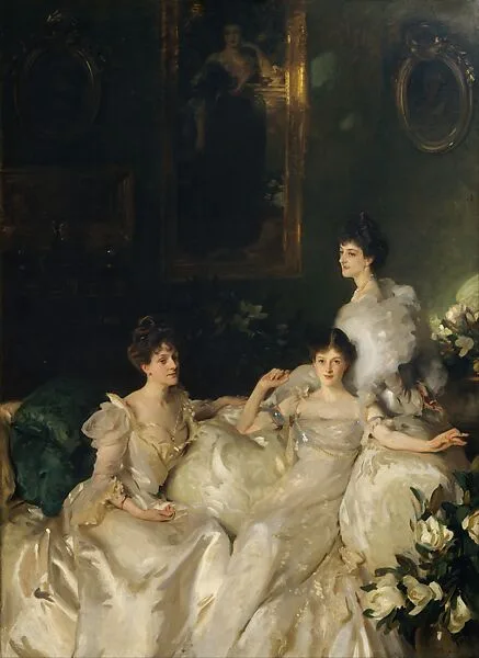 The Wyndham Sisters: Lady Elcho, Mrs. Adeane, and Mrs. Tennant — John Singer Sargent
