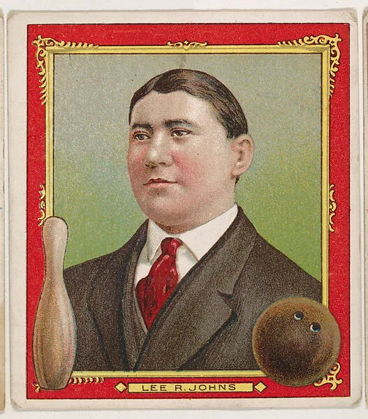 Lee Roy Johns, Bowling, from Mecca & Hassan Champion Athlete and Prize Fighter collection, 1910 — Mecca Cigarettes