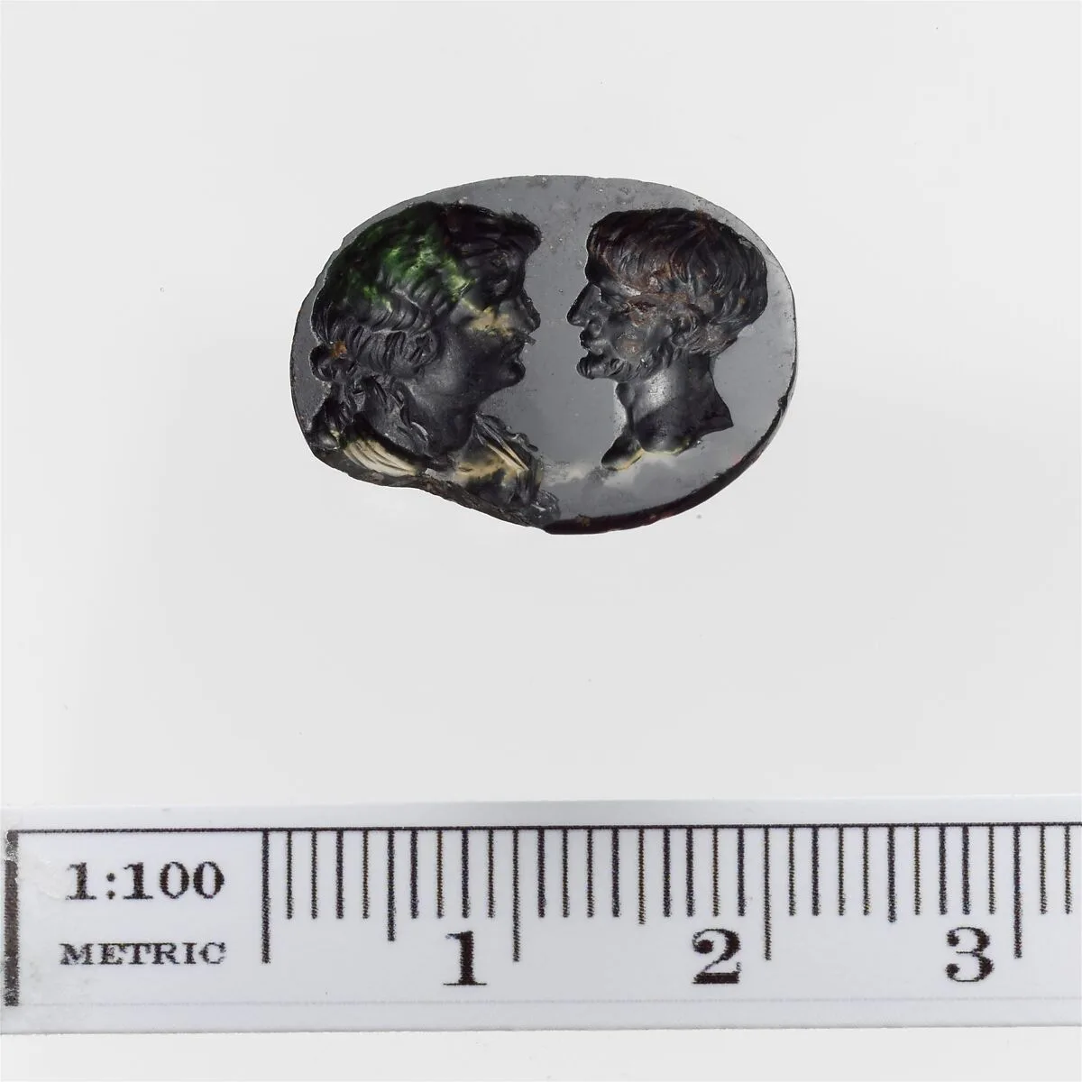 Moss agate ring stone — Unknown