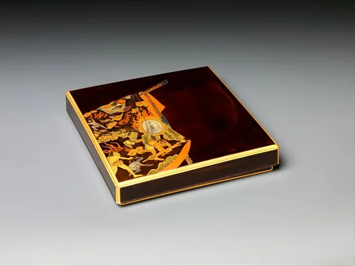 地獄大夫蒔絵硯箱|Writing Box (Suzuribako) with Hell Courtesan’s Robe