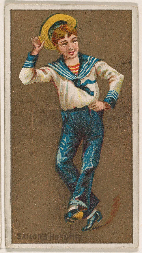 Sailor's Hornpipe, from National Dances (N225, Type 1) issued by Kinney Bros. — Kinney Brothers Tobacco Company